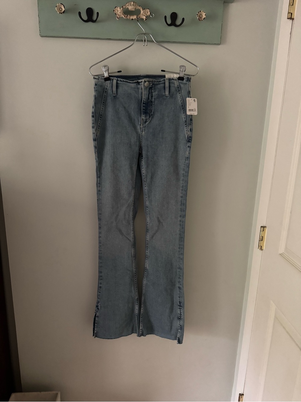 Free People We The Free Slit Flare Jeans 26